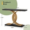 Kumasinova 39.37" Console Table,Modern Entryway Table behind Sofa,Narrow Sofa Table for Living Room,Hallway,Entryway,Black - 3 of 4