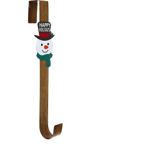 Pavilion Gift Company - Happy Holidays - Metal Wreath Hanger - Hooks and Hangers - 1 of 4