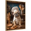 Amanti Art French Bulldog Puppy Chef by Andreas Magnusson Framed Canvas Wall Art - 2 of 4