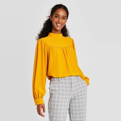 target yellow blouse