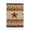 Earth Rugs Barn Stars Oval Stair Tread 27"x8.25" – Rustic Farmhouse Style - 3 of 3