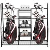 Golf Bag Sports Dual Golf Storage Organizer - Golf Organizer Rack for Indoor & Outdoor - Large Capacity Garage Sports Equipment Organizer - Homeitusa - 2 of 4