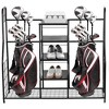 Golf Bag Sports Dual Golf Storage Organizer - Golf Organizer Rack for Indoor & Outdoor - Large Capacity Garage Sports Equipment Organizer - Homeitusa - image 2 of 4