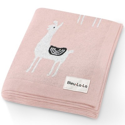 100% Luxury Cotton Knit Swaddle Receiving Blanket for Newborns and Infant Boys and Girls