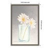 Amanti Art Tranquil Blossoms IV (Daisy) by James Wiens Canvas Wall Art Print Framed 16-in. x 23-in. - 4 of 4