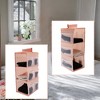 Unique Bargains 2-Shelf Closet Hanging Organizer with Magic Tapes - 3 of 4