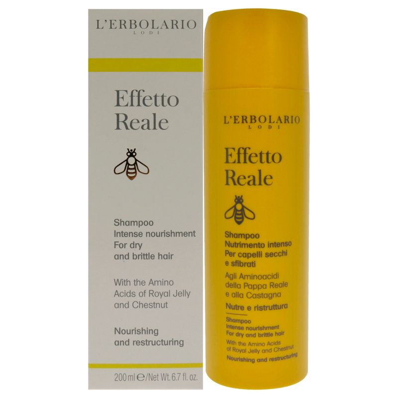 Effetto Reale Intense Nourishment Shampoo by LErbolario for Unisex - 6.7 oz Shampoo, 1 of 7