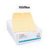 Staples Gummed Closure Kraft Catalog Envelopes 6" x 9" Brown 100/BX 17097 - 4 of 4