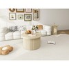 Coffee Table Set of 2 ,Round Coffee Table,Modern Side Tables Accent End Table for Living Room ,Apartment - 4 of 4
