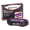 Mouse Pad with Fabric-Covered Gel Wrist Rest by Innovera® IVR50447