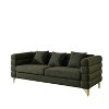TiramisuBest 3-seater + 2-seater Combination sofa,Green - 4 of 4