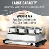 Alpha Living 3x2.5 QT Stainless Steel Electric Food Warmers with Temperature Control for Parties Buffet Premium Catering Supplies - 3 of 4