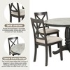 Anybear 5pc Dining Table and Chairs Set for 4 Persons - 3 of 4