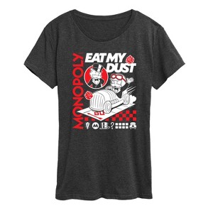 Women's - Monopoly - Monopoly Eat My Dust Short Sleeve Graphic T-Shirt - 1 of 4