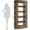 Tribesigns 5-Tier Bookshelf, 70.9" Tall Farmhouse Bookcase, Freestanding Storage Display Shelves for Home Office, Living Room, Bedroom - 3 of 4