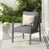 Christopher Knight Home Riley Outdoor Rope and Aluminum Upholstered Club Chair - 2 of 4