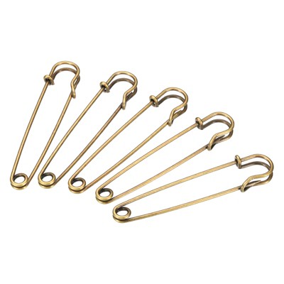 Unique Bargains Large Metal Sturdy Sewing Safety Pins for Blankets 20 Pcs