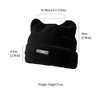 Anna-Kaci Women's Fuzzy Cat Ear Beanie - Soft Plush Winter Hat - 3 of 3