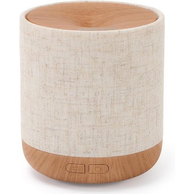 Attop Essential Oil Diffuser 200ml with Fabric Cover and Night Lamp | Ultrasonic Aroma Diffuser | Humidifier w Lights
