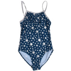 Just Love Girls One Piece Bathing Suits Swimwear for Girl (Navy - Silver Stars, Girls 14-16) - 1 of 2