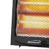 Brentwood H-Q600BK 600-Watt-Max Portable Quartz Space Heater, Black - 4 of 4