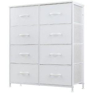CAVINAS Tall Dresser for Bedroom, Fabric Chest of Drawers, Storage Cabinet with Water-Resistant Wooden Top for Closet/Nursery/Entryway - 1 of 4