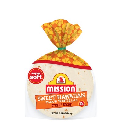 Mission Street Taco Size Hawaiian Tortillas - 8.54oz/10ct