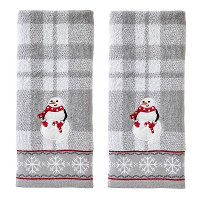 SKL Home Woodland Winter 2-pc. Hand Towel Set - Red