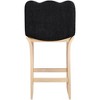 Meridian Furniture,Shaw Chenille Fabric Upholstered Counter Stool - 3 of 4
