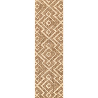Nuloom Sammi Geometric Trellis Indoor and Outdoor Patio Area Rug