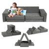 Kids Couch 8PCS Play couch,modular kids play couch for playroom, Playhouse Play Set for Toddlers Babies, Foam Modular Sectional Sofa - 2 of 4