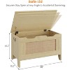 Multi - Functional Rattan Chest Stool, Large Capacity, Strong Load - Bearing, Pinch - Proof, Suitable for Multiple Scenarios - 2 of 4
