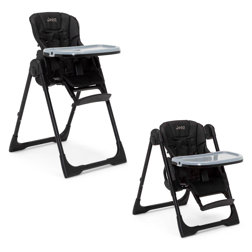 Photos - Car Seat Jeep Classic Convertible 2-in-1 High Chair - Black 