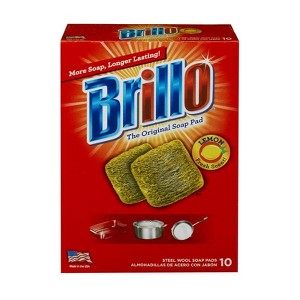 Brillo Heavy Duty Steel Wool Pads For Multi-Purpose 10 pk (Case of 12) - 1 of 1