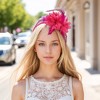 Unique Bargains Women's Flower Feathers Headband 1 Pc - 2 of 4