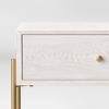 Natural Luxe Accent Table Off-White - Threshold™ - 3 of 4