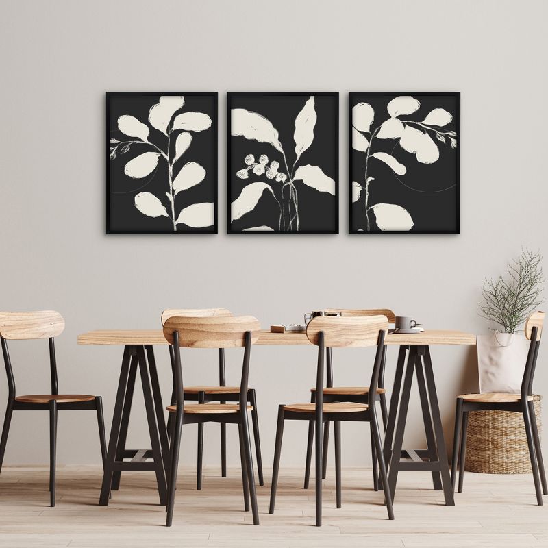 Americanflat 3 Piece 16x20 Wrapped Canvas Set - Botanical Silhouette by PI Creative Art - botanical  Wall Art, 3 of 7
