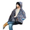 WOLF 56"x107" AnyWear Weather Resistant Exterior Fleece Interior Outdoor Blanket - 2 of 4