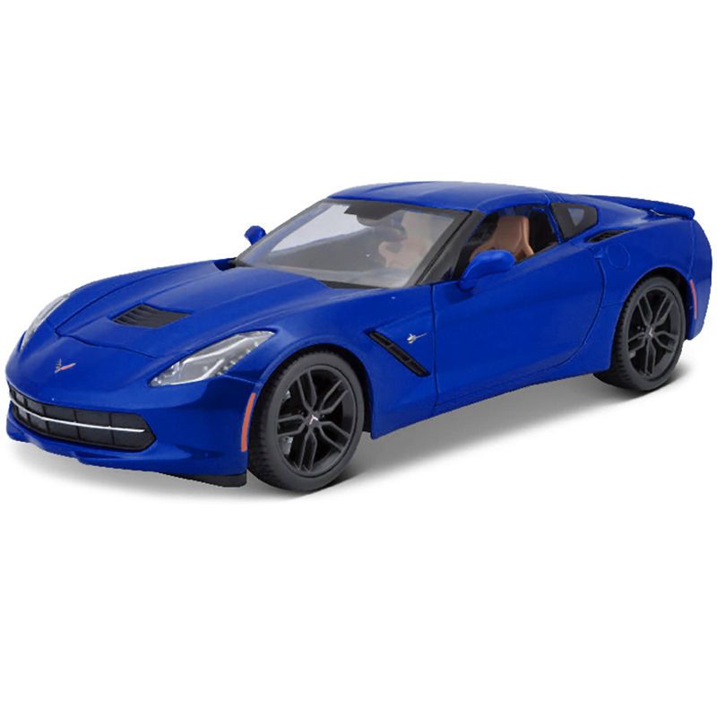 2014 Chevrolet Corvette Stingray C7 Z51 Blue Metallic 1/18 Diecast Model Car by Maisto, 2 of 4
