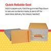 School Smart No Clasp Envelopes with Gummed Flap, 6 x 9 Inches, Kraft Brown, Pack of 500 - 4 of 4