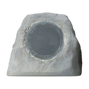 Gemini® GHRK-500LTMS Solar Bluetooth® TWS 30-Watt-Peak Outdoor Rock Speaker with LED Lighting - 1 of 4