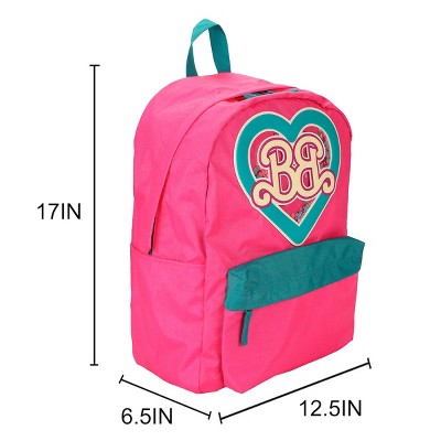 Barbie BB Heart 17” Women's Pink Backpack — фото 3