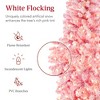 Best Choice Products Pink Pre-Lit Artificial Snow Flocked Pencil Christmas Tree Holiday Decoration - 3 of 4