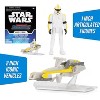 Star Wars Micro Galaxy Squadron Scout Class Blind Box, 3-Pack - Series 7 - Receive 3 of 6 Collectible 2.5" Vehicles & 1" Figure- for Kids & Adults, 8+ - 2 of 3