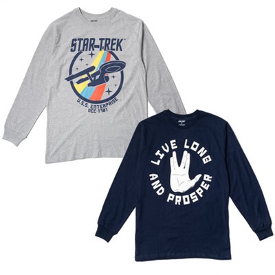 Star Trek 2 Pack Long Sleeve T-Shirts
