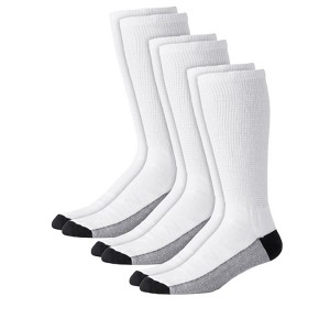 KingSize Men's Full Length Cushioned Crew Socks 3-Pack - 1 of 4
