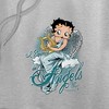 Betty Boop I Believe In Angels Cropped Hoodie Pullover Sweatshirt - 3 of 4