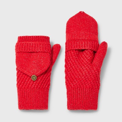 flip top gloves womens