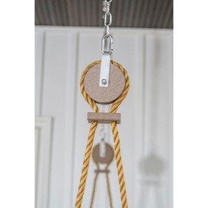 Hershy Way Raleigh Bay Rope Kit for Porch Swings, Durable All Weather Adjustable Polyester Rope Kit, Perfect for Outdoor Swings and Hammocks - 1 of 4