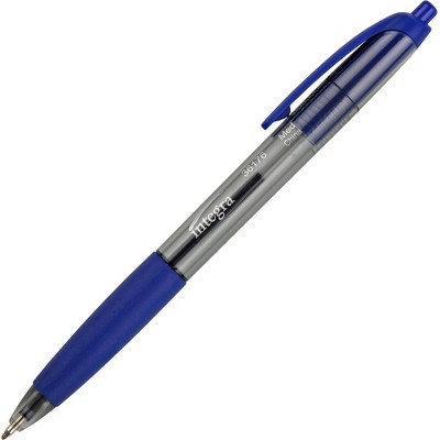 Integra Ballpoint Pen Retract. Nonrefillable Med. Pt. BE Barrel/Ink 36176